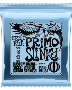 Cuerdas de Guitarra Eléctrica Ernie Ball 2212 Primo Slinky Nickel 9,5-44