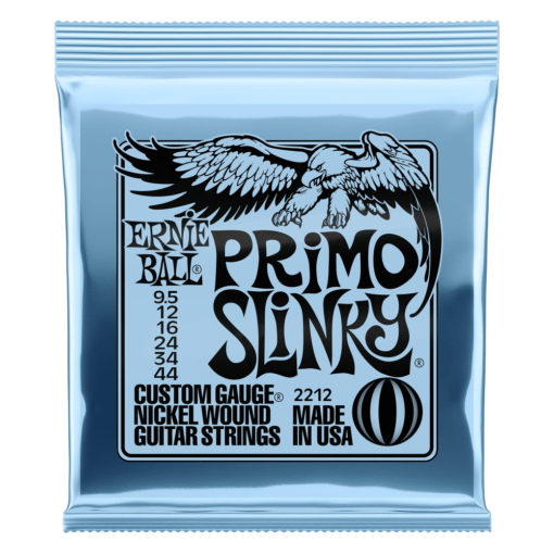 Cuerdas de Guitarra Eléctrica Ernie Ball 2212 Primo Slinky Nickel 9,5-44